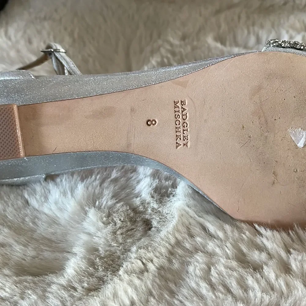NWT Badgley Mischka Fiery Wedge Sandals Sz 8